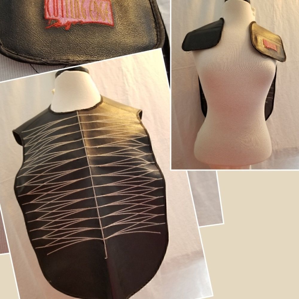 Cutting Edge leather weighted draped